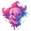 🤡 Эмодзи «neon blot» для Telegram