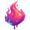 🔥 Эмодзи «neon blot» для Telegram