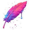 🪶 Эмодзи «neon blot» для Telegram