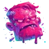 👽 Эмодзи «neon blot» для Telegram
