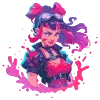 🌙 Эмодзи «neon blot» для Telegram