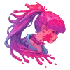🌸 Эмодзи «neon blot» для Telegram