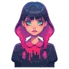 💀 Эмодзи «neon blot» для Telegram