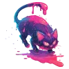 🐱 Эмодзи «neon blot» для Telegram