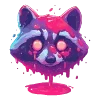 🦝 Эмодзи «neon blot» для Telegram