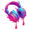🎧 Эмодзи «neon blot» для Telegram