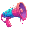 📢 Эмодзи «neon blot» для Telegram