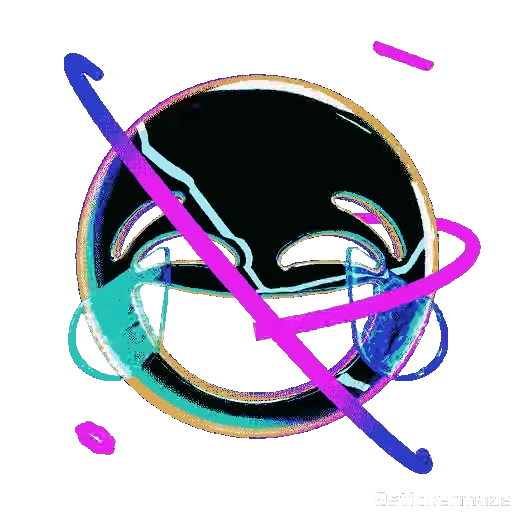 Стикерпак NEON EMOJIS для Telegram — скачать