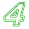 4️⃣ Эмодзи «Neon Font» для Telegram