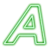 🔤 Эмодзи «Neon Font» для Telegram