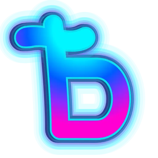 💎 Эмодзи «NeonFont 2» для Telegram