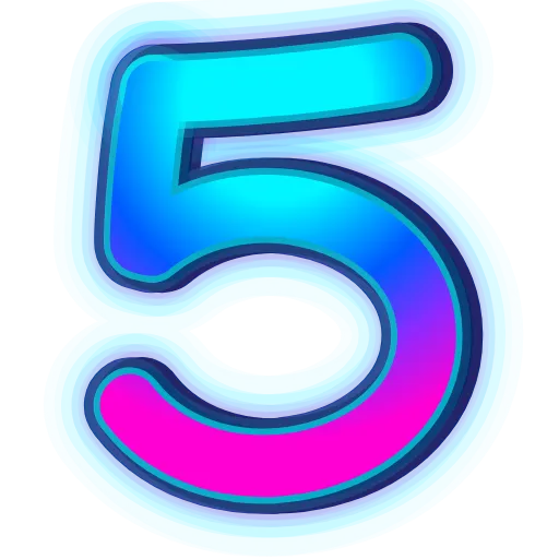 💎 Эмодзи «NeonFont 2» для Telegram