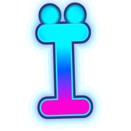 💎 Эмодзи «NeonFont 2» для Telegram