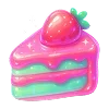 🍰 Эмодзи «Neon Glossy #color #pink #status» для Telegram