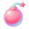 💣 Эмодзи «Neon Glossy #color #pink #status» для Telegram