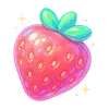 🍓 Эмодзи «Neon Glossy #color #pink #status» для Telegram