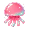 🪼 Эмодзи «Neon Glossy #color #pink #status» для Telegram