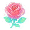 🌹 Эмодзи «Neon Glossy #color #pink #status» для Telegram