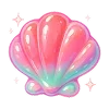 🐚 Эмодзи «Neon Glossy #color #pink #status» для Telegram