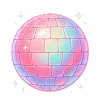 🪩 Эмодзи «Neon Glossy #color #pink #status» для Telegram