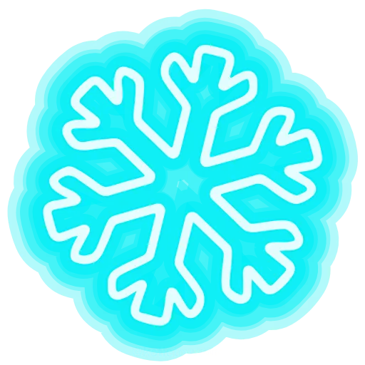 ❄️ Эмодзи «neon emojis» для Telegram