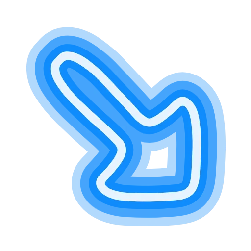 ↘️ Эмодзи «neon emojis» для Telegram