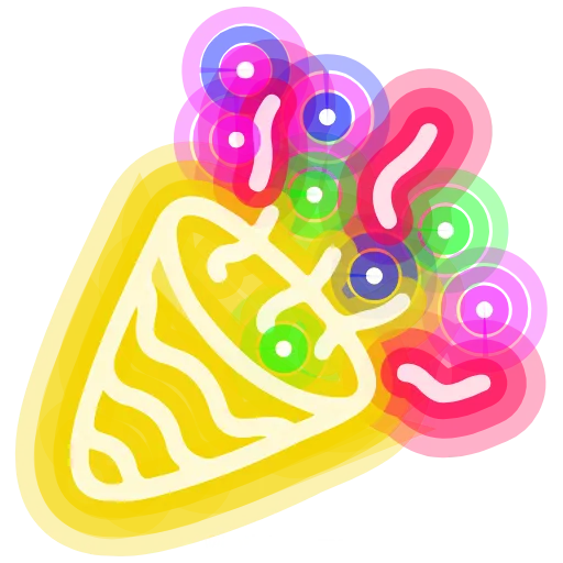 🎉 Эмодзи «neon emojis» для Telegram
