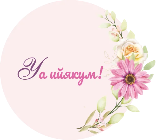 🌸 Стикер «НЕШКОЛА» для Telegram
