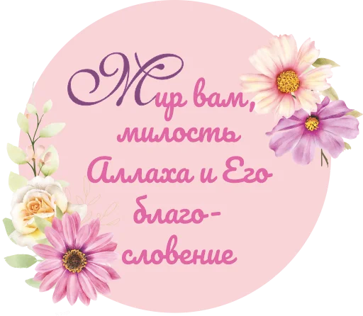 🌸 Стикер «НЕШКОЛА» для Telegram