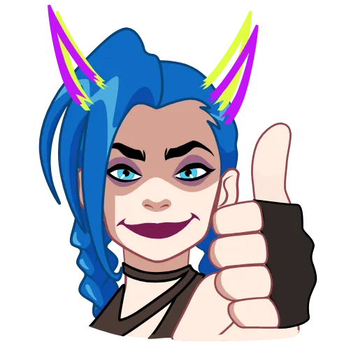 👍 Эмодзи «random anime» для Telegram