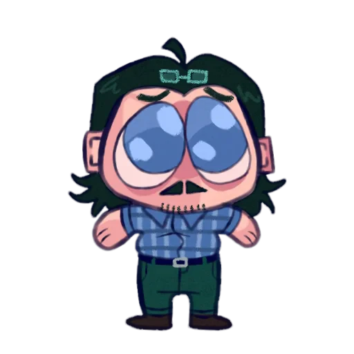 🧸 Стикер «No im not a human» для Telegram