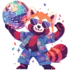 🪩 Эмодзи «Red Pandas» для Telegram