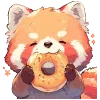 🍩 Эмодзи «Red Pandas» для Telegram