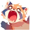 😱 Эмодзи «Red Pandas» для Telegram