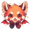 😈 Эмодзи «Red Pandas» для Telegram