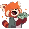 💸 Эмодзи «Red Pandas» для Telegram