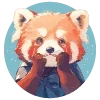 😢 Эмодзи «Red Pandas» для Telegram