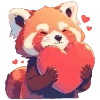 😍 Эмодзи «Red Pandas» для Telegram