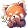 🫢 Эмодзи «Red Pandas» для Telegram