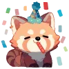 🥳 Эмодзи «Red Pandas» для Telegram
