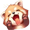 😘 Эмодзи «Red Pandas» для Telegram