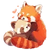 🫂 Эмодзи «Red Pandas» для Telegram