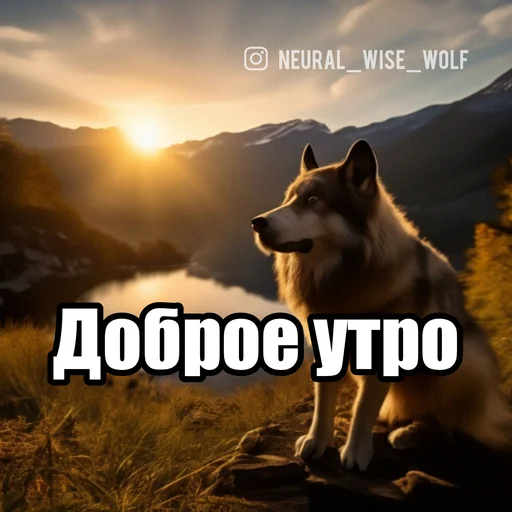 Стикерпак Волчьи мемы для Telegram — скачать