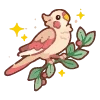 🦜 Эмодзи «Набор эмоджи с милыми нейро рисунками» для Telegram