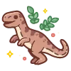 🦖 Эмодзи «Набор эмоджи с милыми нейро рисунками» для Telegram