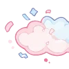 ☁️ Эмодзи «☠ розовые эмодзи» для Telegram