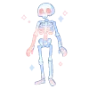 ☠️ Эмодзи «☠ розовые эмодзи» для Telegram