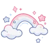 🌈 Эмодзи «☠ розовые эмодзи» для Telegram
