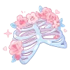 ☠️ Эмодзи «☠ розовые эмодзи» для Telegram