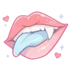 👄 Эмодзи «☠ розовые эмодзи» для Telegram